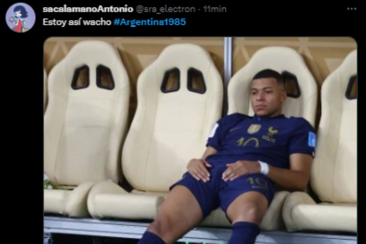 Argentina, 1985, perdió en los Oscar y los memes se apoderaron de las redes (Foto: Twitter @sra_electron)