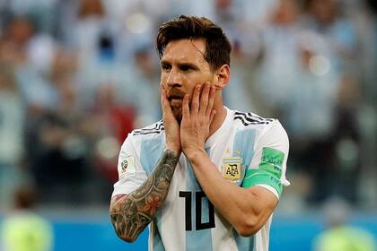 Lionel Messi no mostró su mejor versión en Rusia 2018 y la Argentina quedó eliminada en octavos