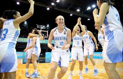 Argentina celebra su clasificación al Mundial y a la final de la Americup
