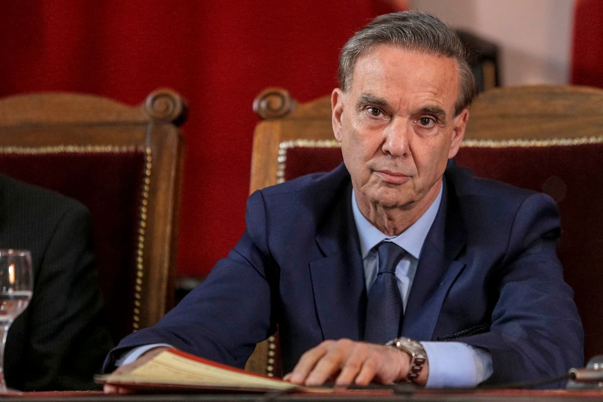 ARGENTINA, Cordoba: El candidato a vicepresidente por Juntos por el Cambio, Miguel Angel Pichetto, diserta en el Salon Velez Sarsfield de la Facultad de Derecho de la UNC, Cordoba, el 6 de agosto de 2019