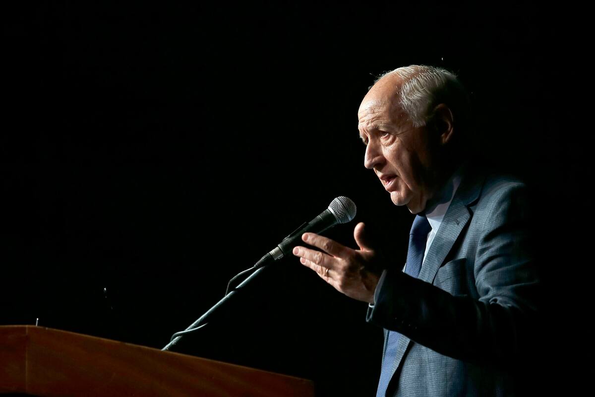 ARGENTINA, Cordoba, Roberto Lavagna expone durante el Almuerzo de Trabajo de la Fundacion Mediterranea en el Auditorio Quorum, Cordoba, el 20 de Marzo de 2019