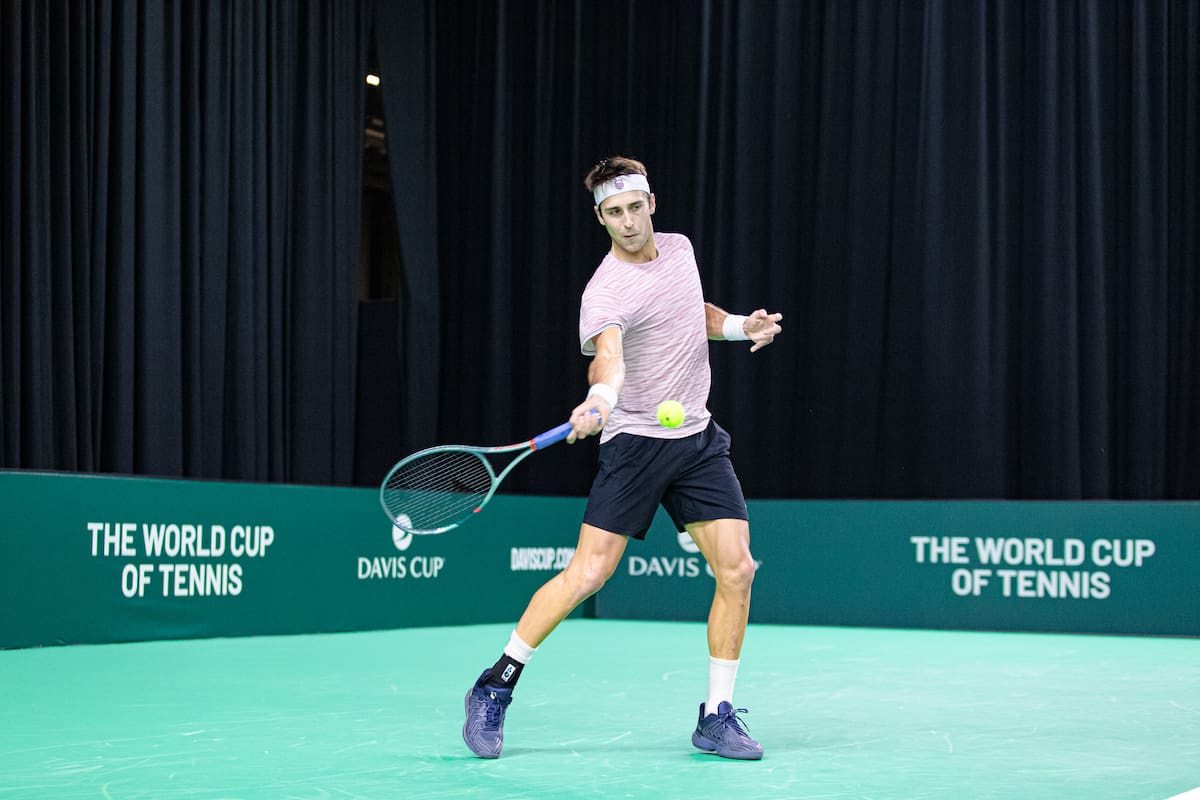 Argentina debuta en la Copa Davis en Bolonia