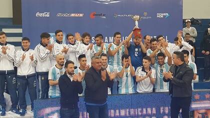 Argentina festeja el título de la Liga Sudamericana