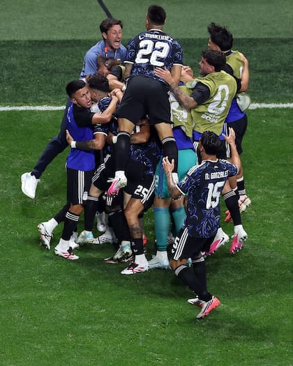 Argentina llegó como un grupo muy unido a la final (Foto: @afaselección)