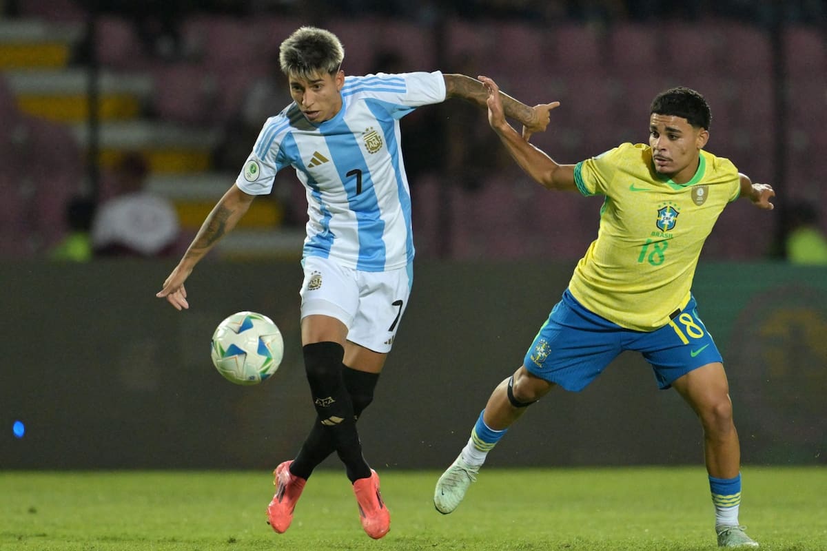 Argentina se mide nuevamente con Brasil por el Sudamericano Sub 20; en caso de ganar otra vez, se quedará con el título