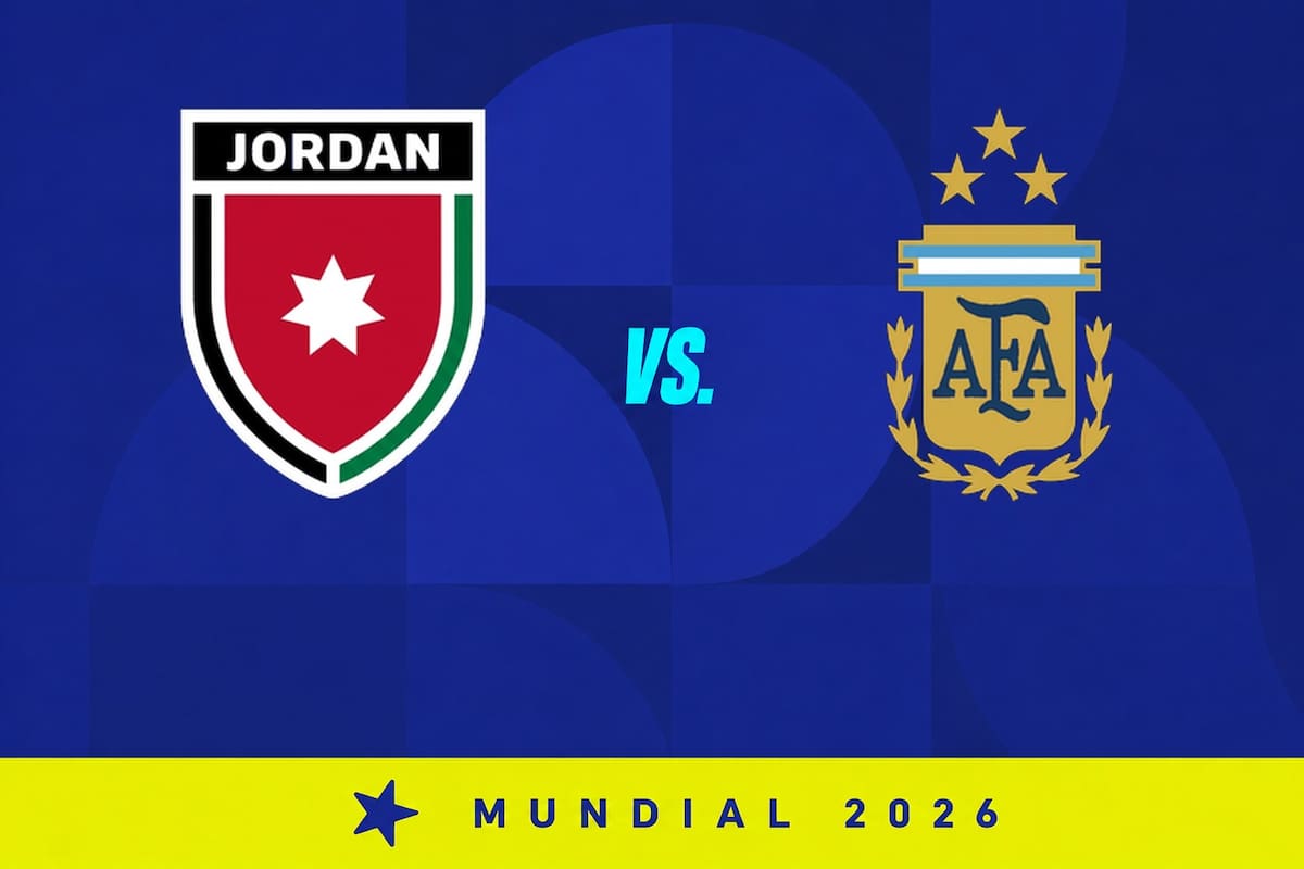 Argentina venció 3-1 a Jordania, por el Mundial 2026