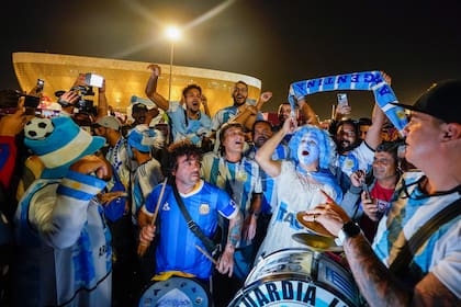 Argentina vs Croacia: cuando los hinchas llegaron al estadio Lusail