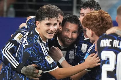 Argentina vs Jordania
Lionel Messi celebra su gol