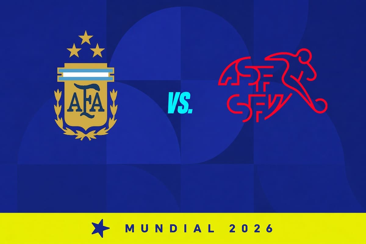 Argentina vs. Suiza por el Mundial 2026: día, hora y cómo seguir online