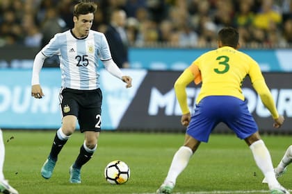 Tagliafico será titular ante Brasil en la defensa de Argentina