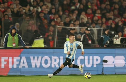 Franco Mastantuono ya debutó con la selección mayor, pero tiene edad para disputar el Mundial Sub 20
