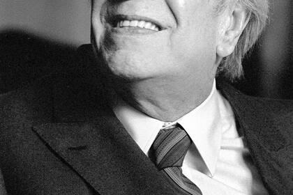 Argentinian writer JORGE LUIS BORGES, writer, Rome 1981. MARCELLO MENCARINI / Leemage via AFP