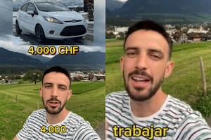 Argentino se mudó a Suiza y revela cuántos días debe trabajar para comprar un auto (@flakete10-TikTok)