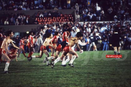 Es gol de Videla. Argentinos campeón de América