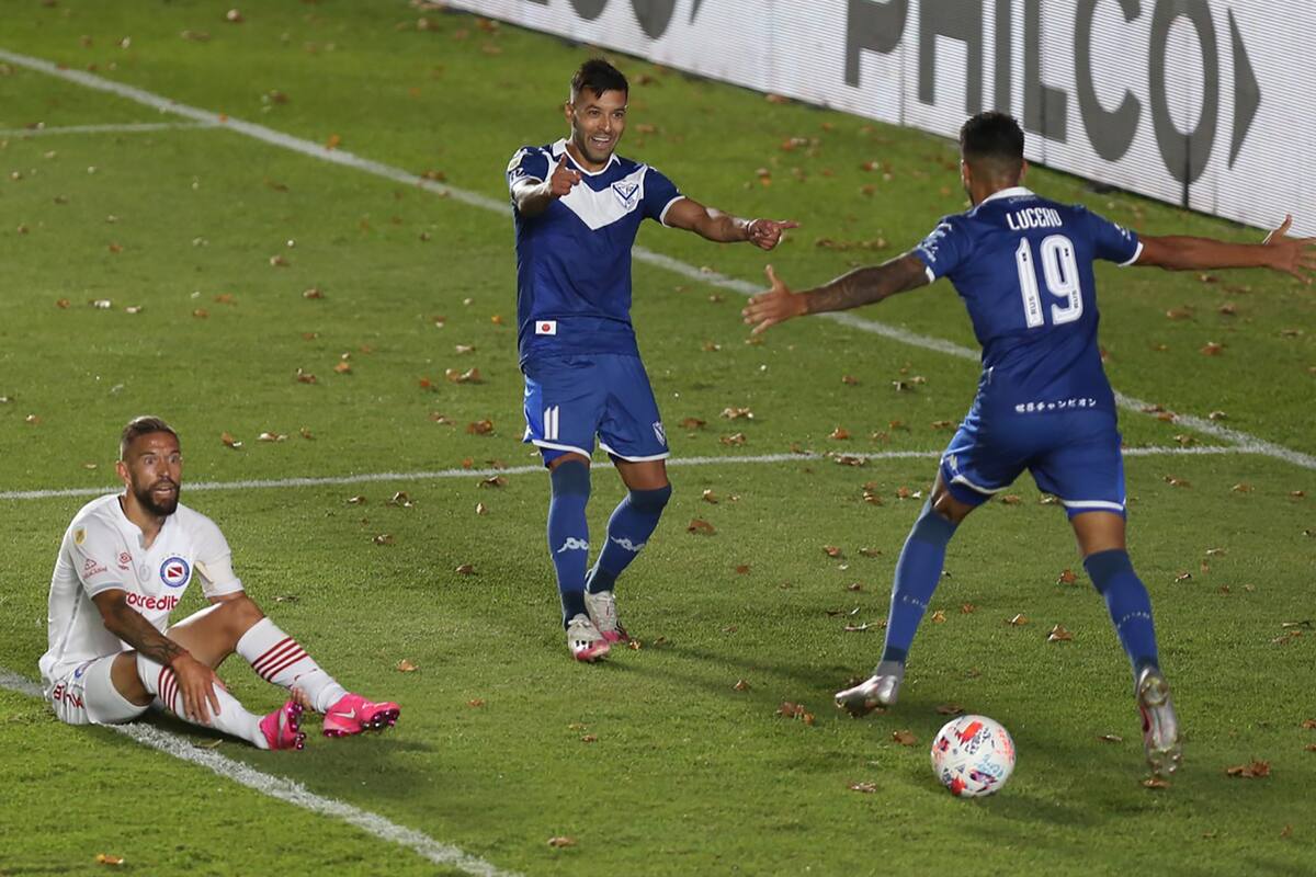Argentinos vs Velez. Gol de Velez