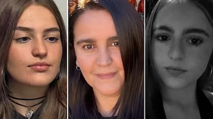 Ariadna Tillar, de 54 años, y sus hijas Rosario y Juana