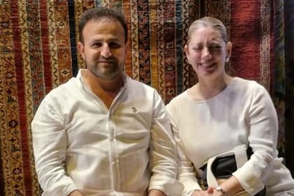 Ariana Forte y su marido