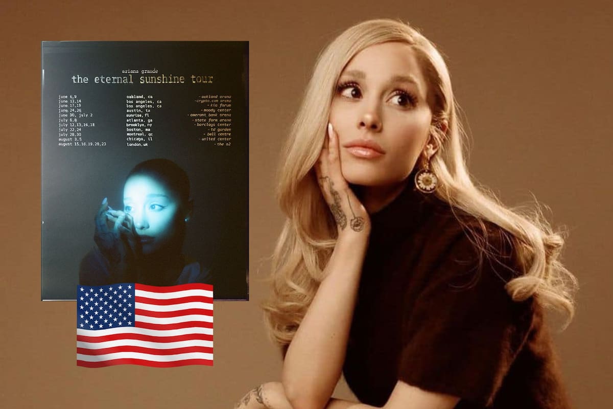 Ariana Grande confirma The Eternal Sunshine Tour por EE.UU. y Reino Unido en 2026 (Instagram/@arianagrande)