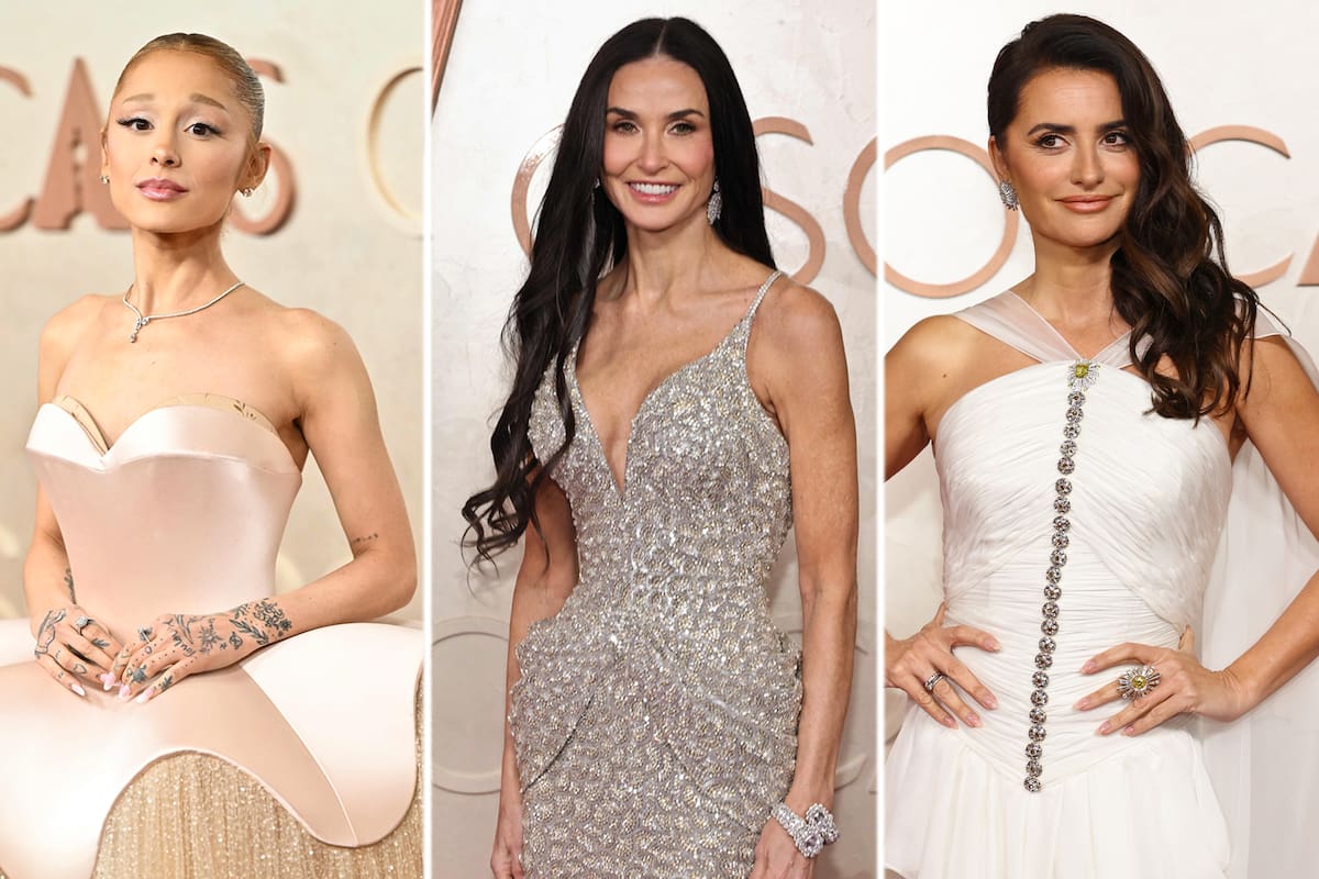 Ariana Grande, Demi Moore y Penélope Cruz deslumbraron en la red carpet del Teatro Dolby de Los Ángeles