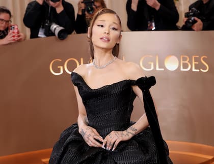 Ariana Grande el pasado enero, en la entrega de los Globo de Oro