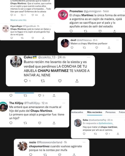 Ariana Sosa compartió las amenzas que recibió ella y el "Chapu" Martínez