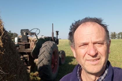 Ariel Bianchi, productor de Conesa, provincia de Buenos Aires