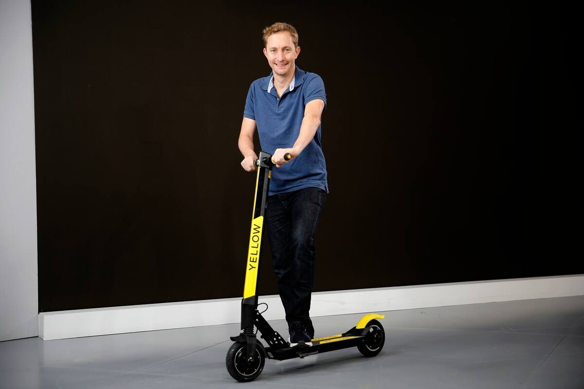 Ariel Lambrecht de la empresa Yellow