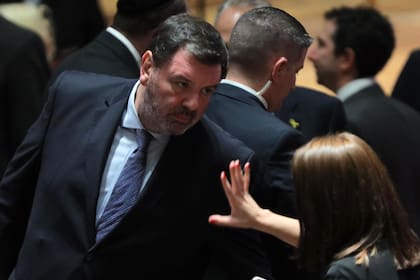 Ariel Lijo, en el acto por el Día del Holocausto en el Palacio Libertad