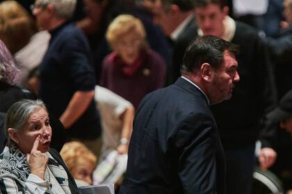 Ariel Lijo, esta semana, en el acto por el Holocausto