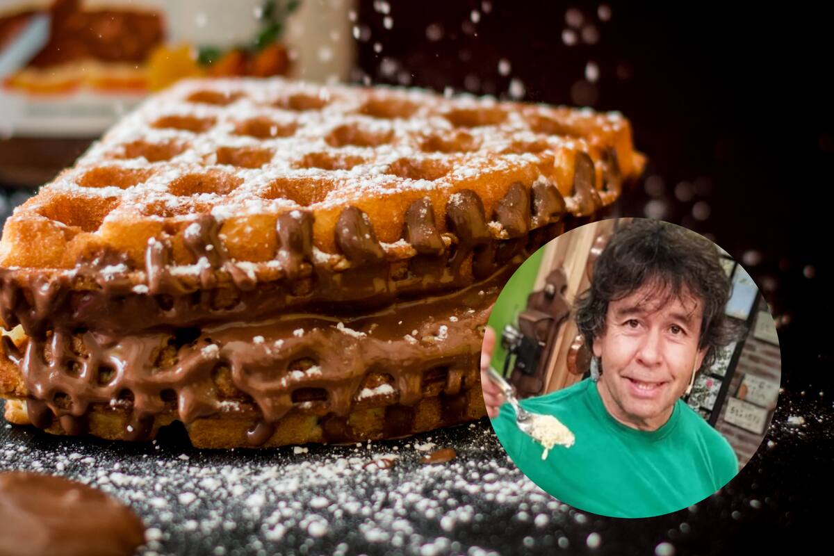 Ariel Rodríguez Palacios compartió el paso a paso para preparar waffles perfectos