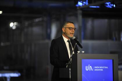 Ariel Schale, secretario de Industria, durante la celebración por el Día de la Industria