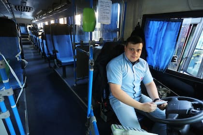 Ariel Secotti, chofer de la linea TALP