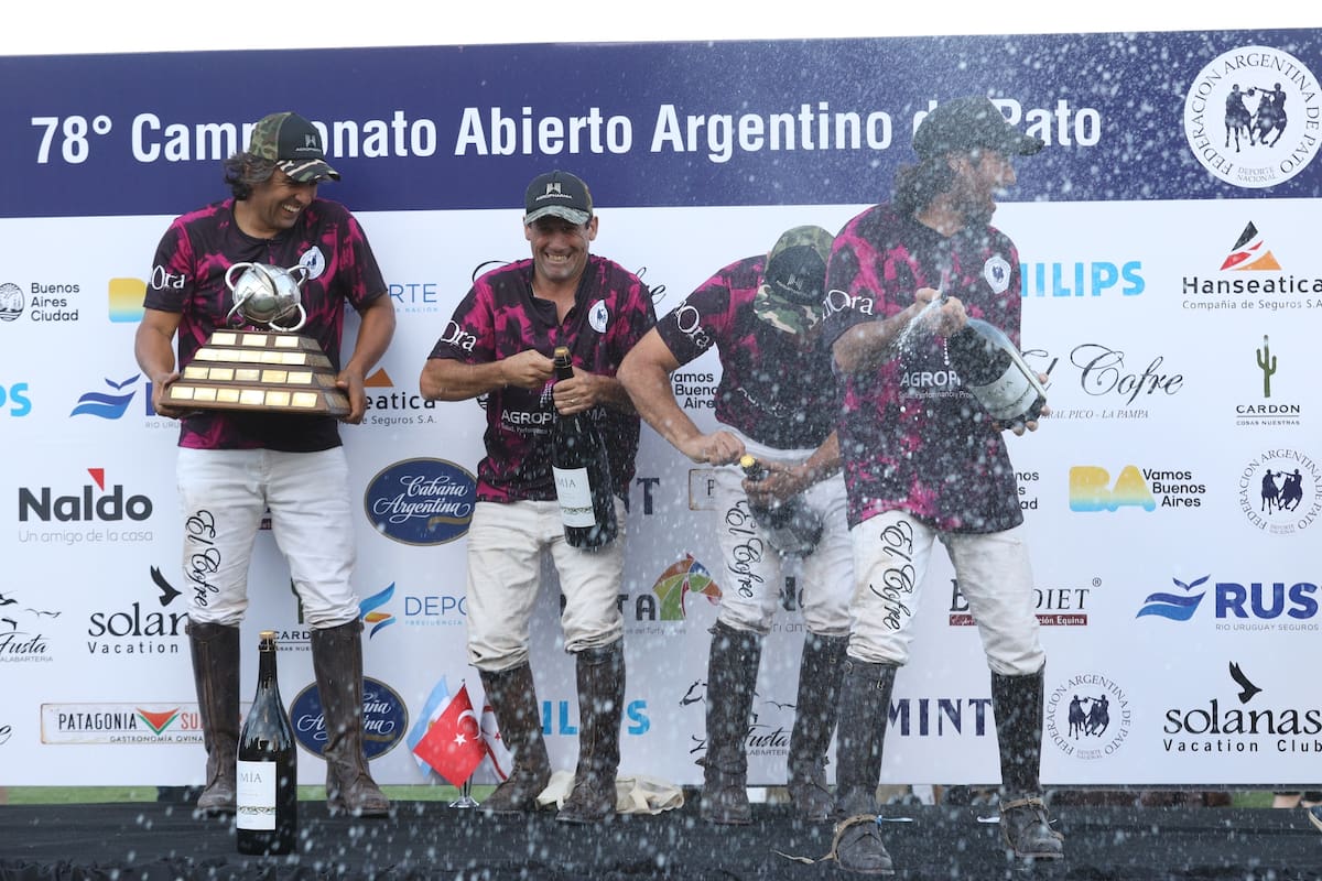 Ariel Tapia, Nicolás Taberna, Sergio Alberti y Facundo Taberna descorchan, al igual que en los últimos dos años; Las Heras sigue anotando su nombre en el Pato de Plata.