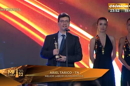 Ariel Tarico, mejor labor humorística