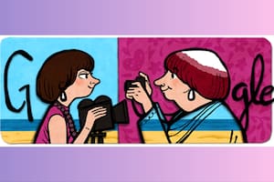 Arlette Varda, conocida como Agnès Vard fue homenajeada con un doodel (Foto: Captura de video)