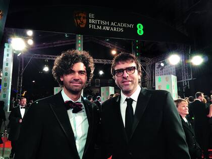 Armando Bo ( izq.) junto a su primo, amigo y compañero Nicolás Giacobone