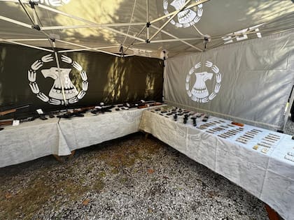 Armas halladas enterradas en Rosario, atribuidas a la Banda de los Menores