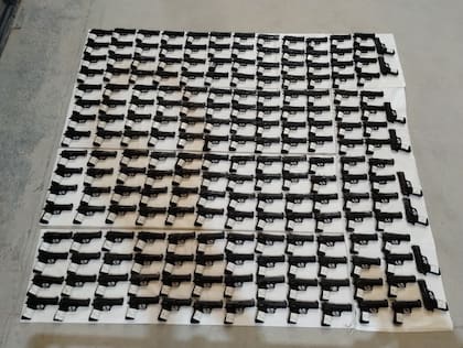 Armas incautadas al crimen organizado