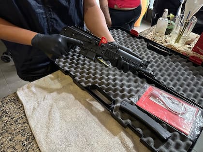 Armas secuestradas por la Policía Federal en un megaoperativo en Rosario