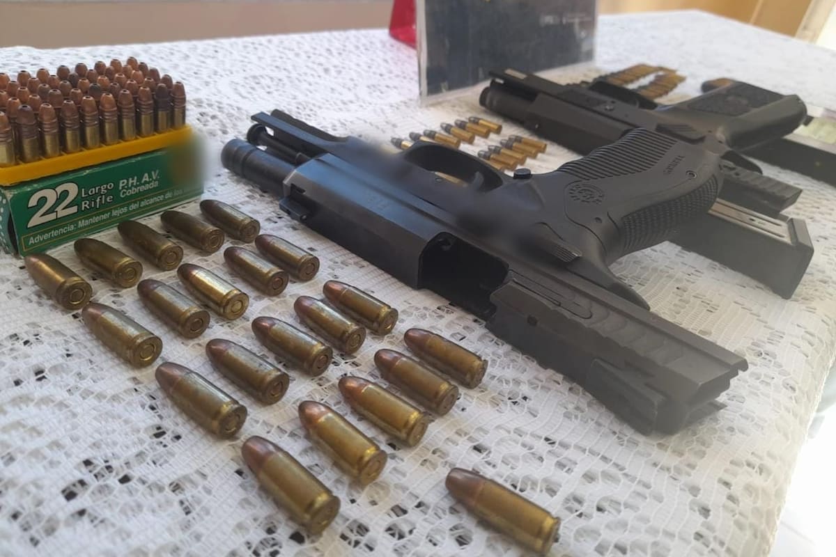 Armas secuestradas por la Policía Federal en un megaoperativo en Rosario