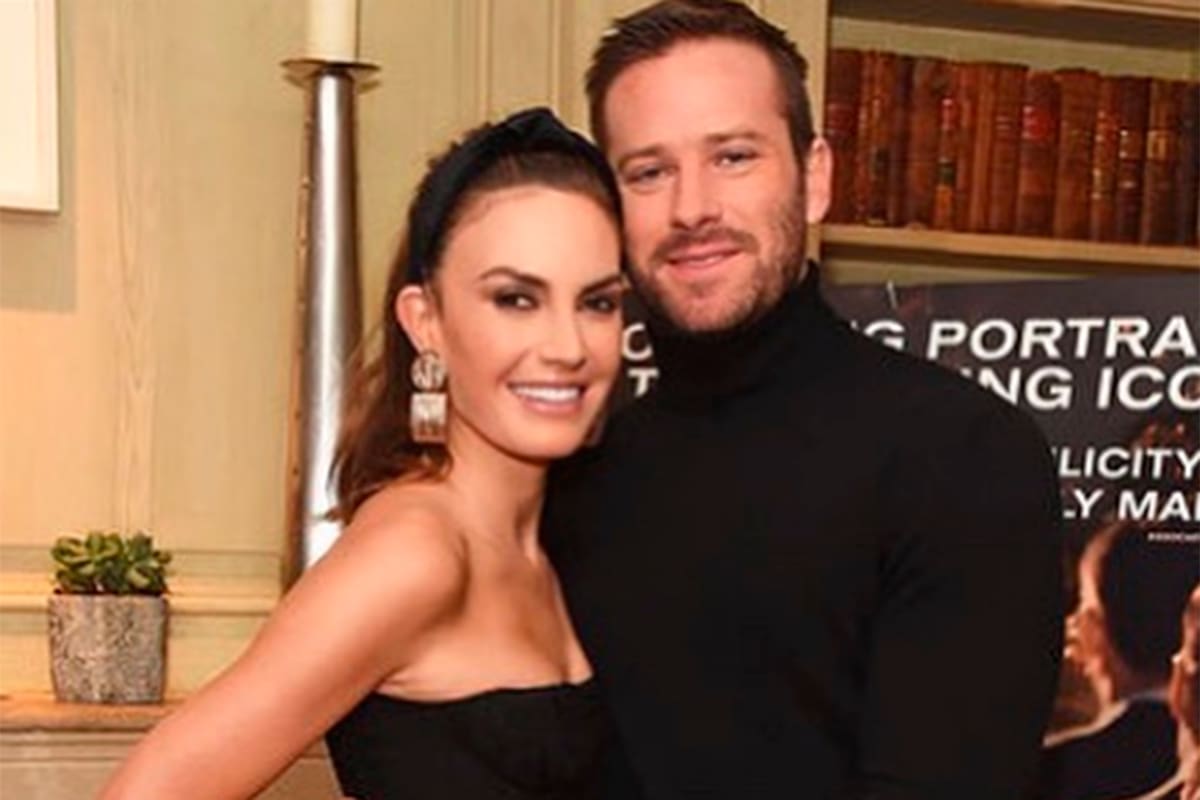 Armie Hammer y Elizabeth Chambers anunciaron su separación, luego de 10 años de matrimonio