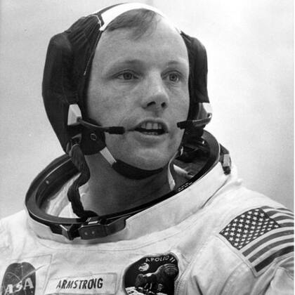 Armstrong fue el primer hombre en pisar la Luna.