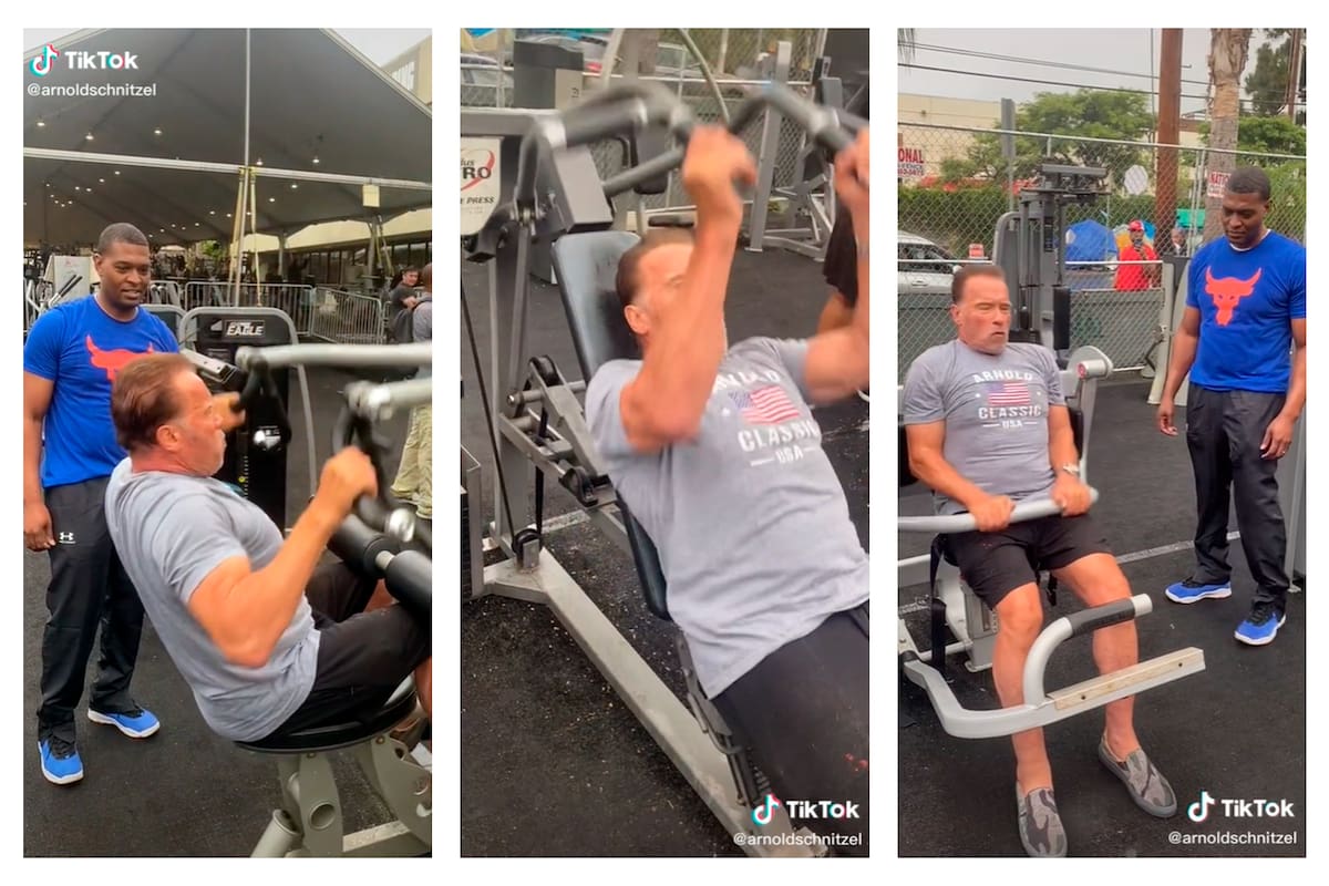 Arnold Scharzenegger compartió una exigente rutina ejercicios junto al titular de la Agencia de Protección Ambiental de lo Estados Unidos (EPA) Michael Regan e instó a terminar con la contaminación