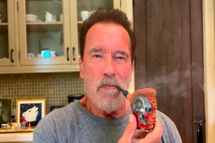 Arnold Schwarzenegger tuvo un tierno gesto con un fanático de Terminator que hizo una pipa con su rostro
