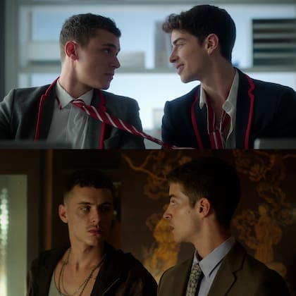 Aron Piper y Manuel Ríos protagonizaron también la serie Élite