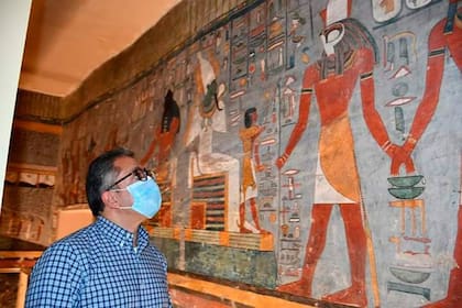 Las autoridades egipcias reabrieron la tumba del faraón Ramsés I, localizada en el mítico Valle de los Reyes, tras haber completado los trabajos de restauración