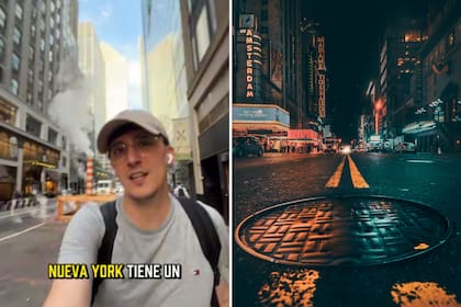 Arquitecto revela por qué sale humo de las alcantarillas de Nueva York (Captura de video TikTok/@playdabeat)
