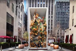 Arquitectura viva: Casa Batlló, obra de Refik Anadol exhibida en Rockefeller Center