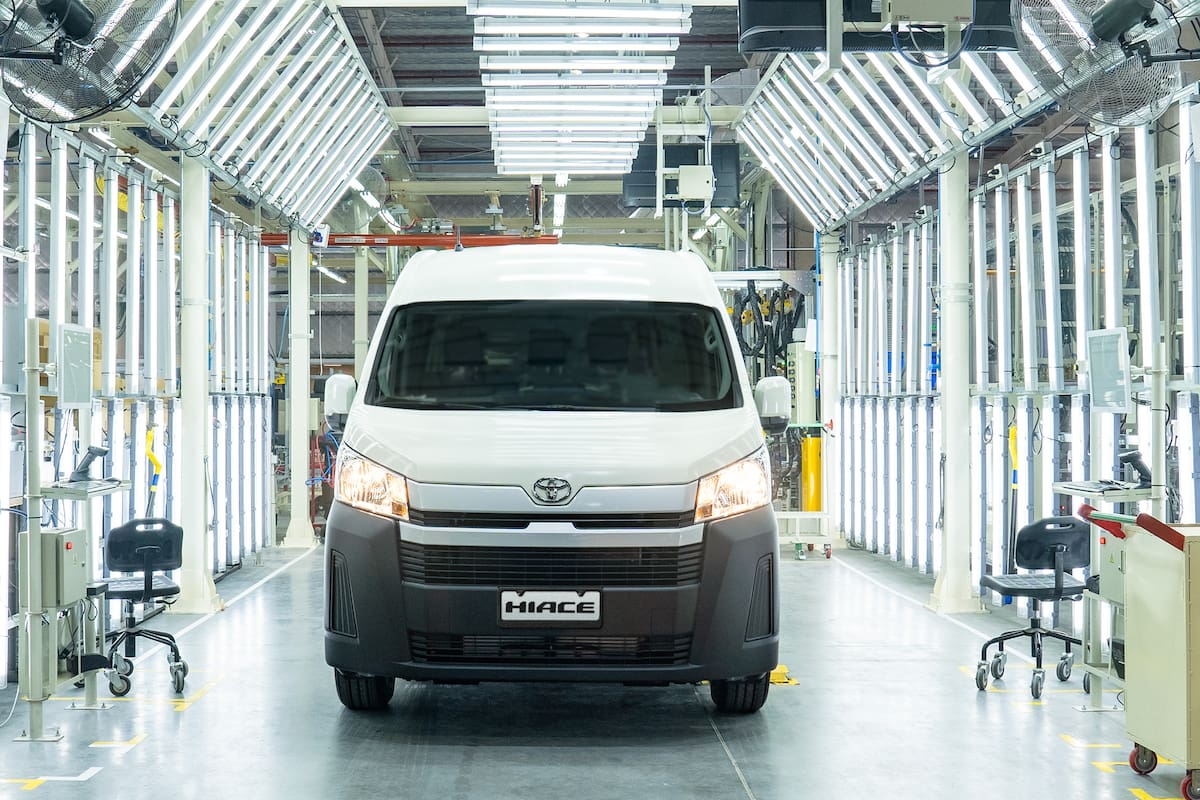 Arrancó la producción del Hiace