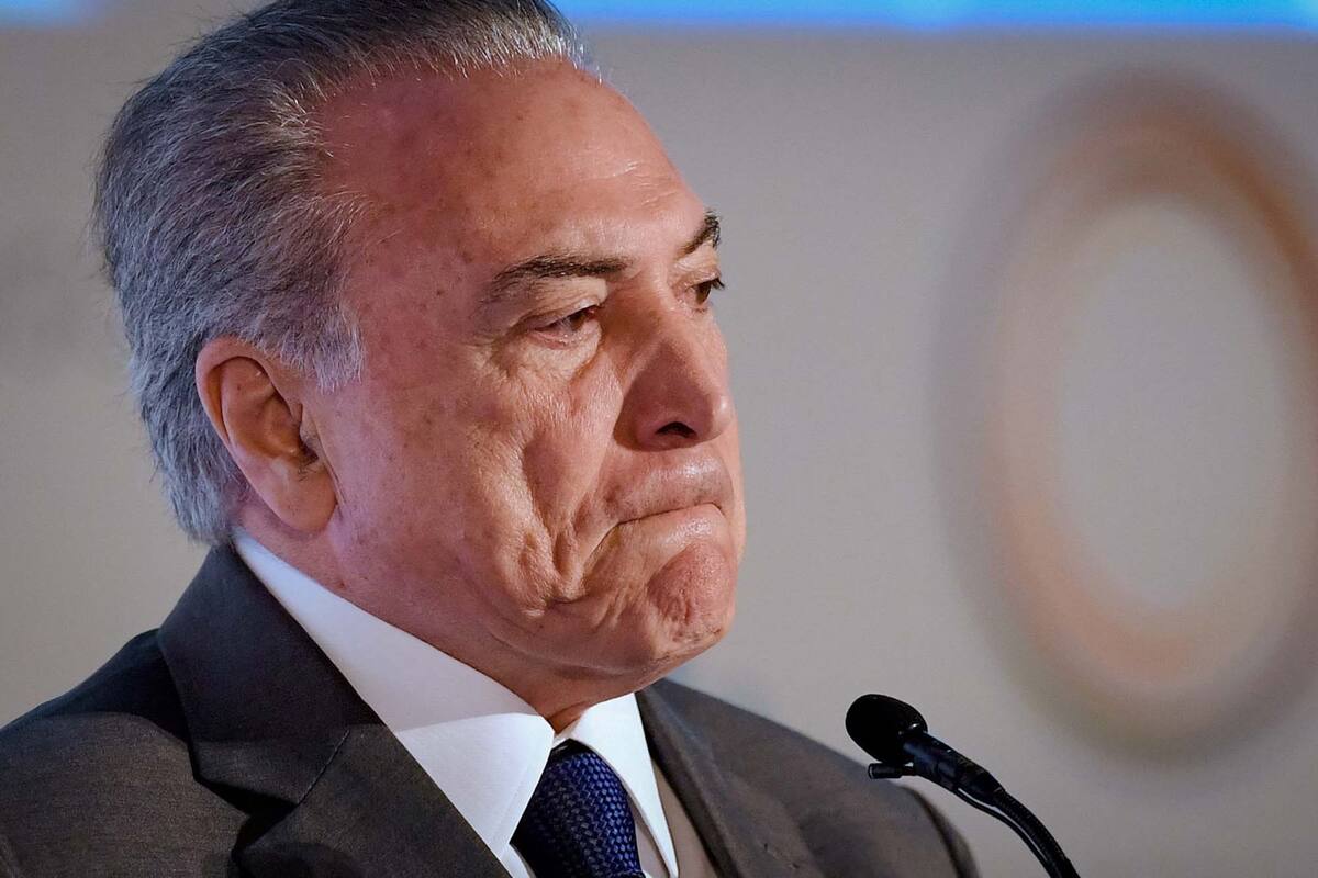 Arrestan al expresidente Michel Temer por el Lava Jato